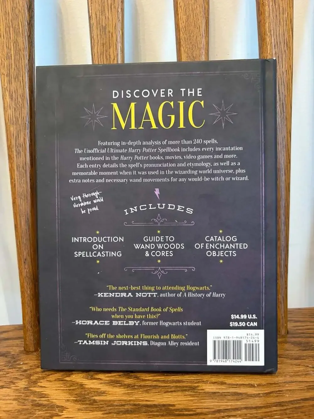 Mugglenet, Harry Potter Spellbook, Hardcover, Complete Reference Guide - .com,